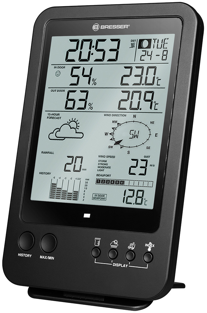 База для метеостанций Bresser «5 в 1», черная
