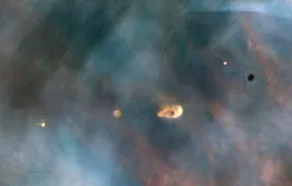 Как называется область, заполненная веществом, оставшимся от протопланетного диска