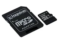 Карта памяти microSDHC Kingston 16 ГБ Canvas Select UHS-I   ADP (80/10 МБ/с)