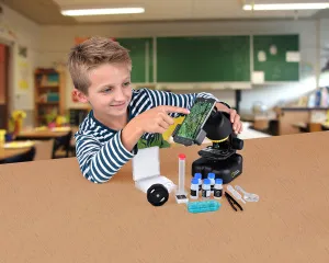 Микроскоп Bresser National Geographic 40–640x, с адаптером для смартфона, изображение 14