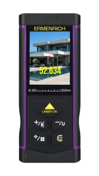 Лазерная рулетка Ermenrich PRO LR200, с камерой, изображение 4