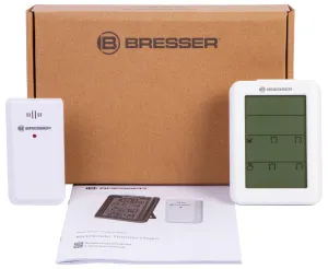 Гигрометр с часами Bresser MyClimate, белый, изображение 4