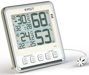 Термогигрометр цифровой RST 02413 (S413) с внешним датчиком, изображение 2