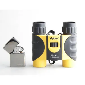 Бинокль Veber 8x25 WP, желто-черный, изображение 5