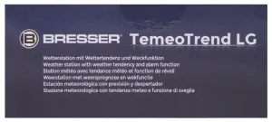 Метеостанция Bresser TemeoTrend LG с радиоуправлением, черная, изображение 15
