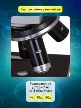 Микроскоп цифровой Bresser Junior 40x–1024x, без кейса, изображение 16