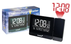 Часы-термометр Levenhuk Wezzer BASE L70 с проектором, изображение 2