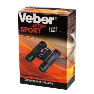 Бинокль Veber Ultra Sport БН 12x25, черный, изображение 5