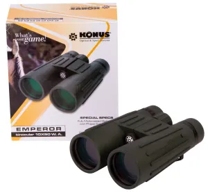 Бинокль Konus Emperor 10x50 WA Green, изображение 9