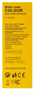Метеостанция Explore Scientific с цветным экраном, изображение 16