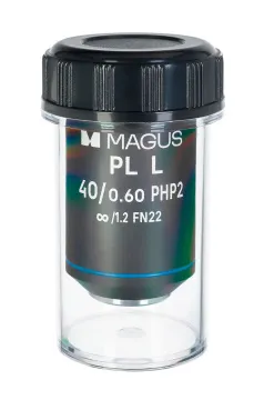 Объектив MAGUS 40HP 40х/0,60 Plan L фазовый PHP2 ∞/1,2 WD 3,5 мм, изображение 2
