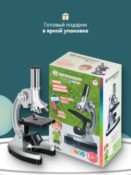 Микроскоп Bresser Junior Biotar 300–1200x, без кейса, изображение 18